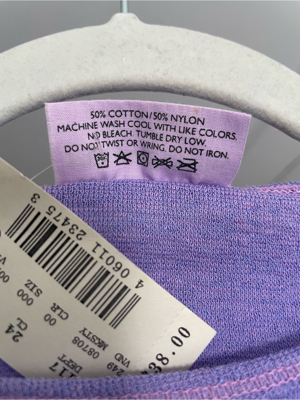 Michael Stars Lilac Crewneck Knit Tee - Picture 4 of 4